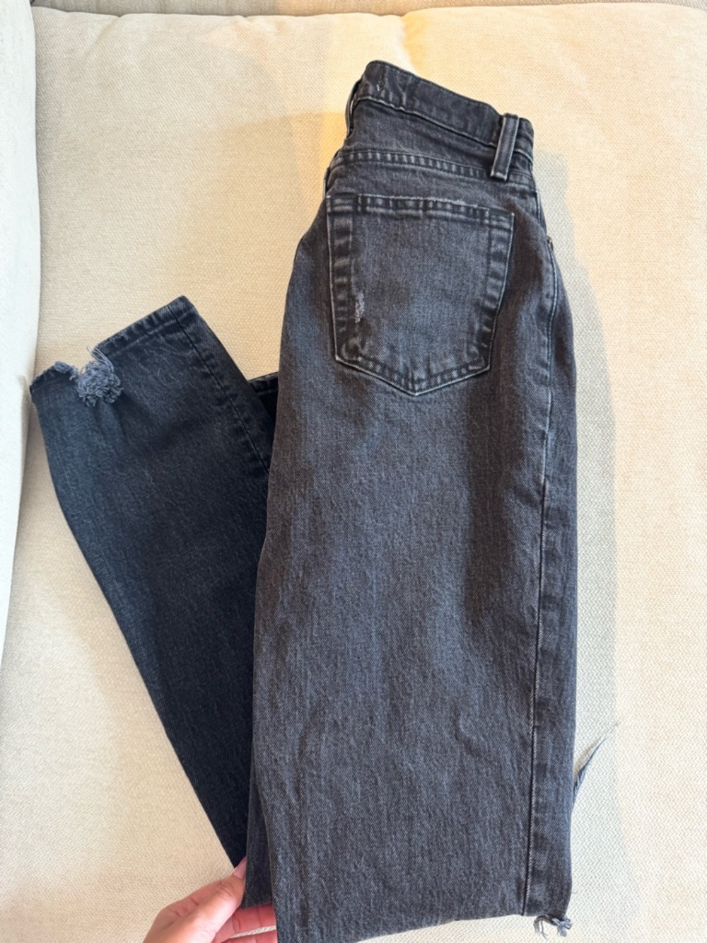 Abercrombie & Fitch Black Straight-Leg Women’s Jeans
